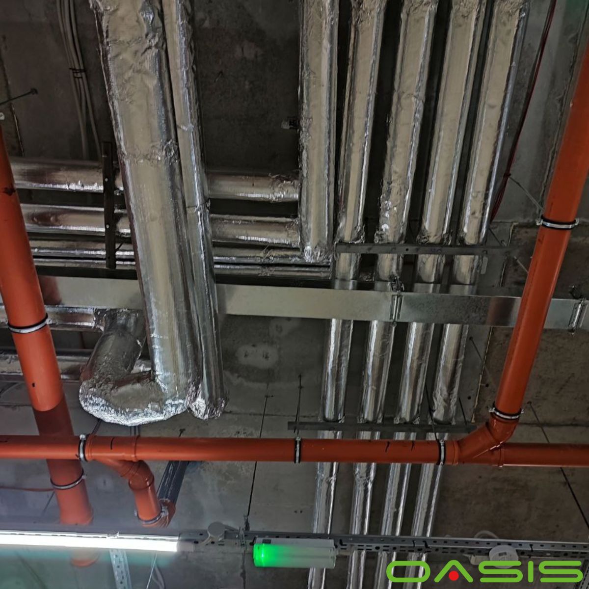 труби опаленні та ІТП монтаж Оазис Комфорт