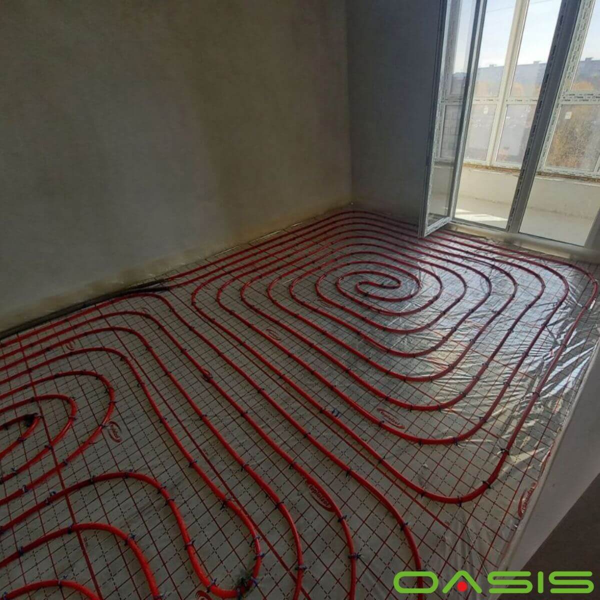 монтаж теплої підлоги