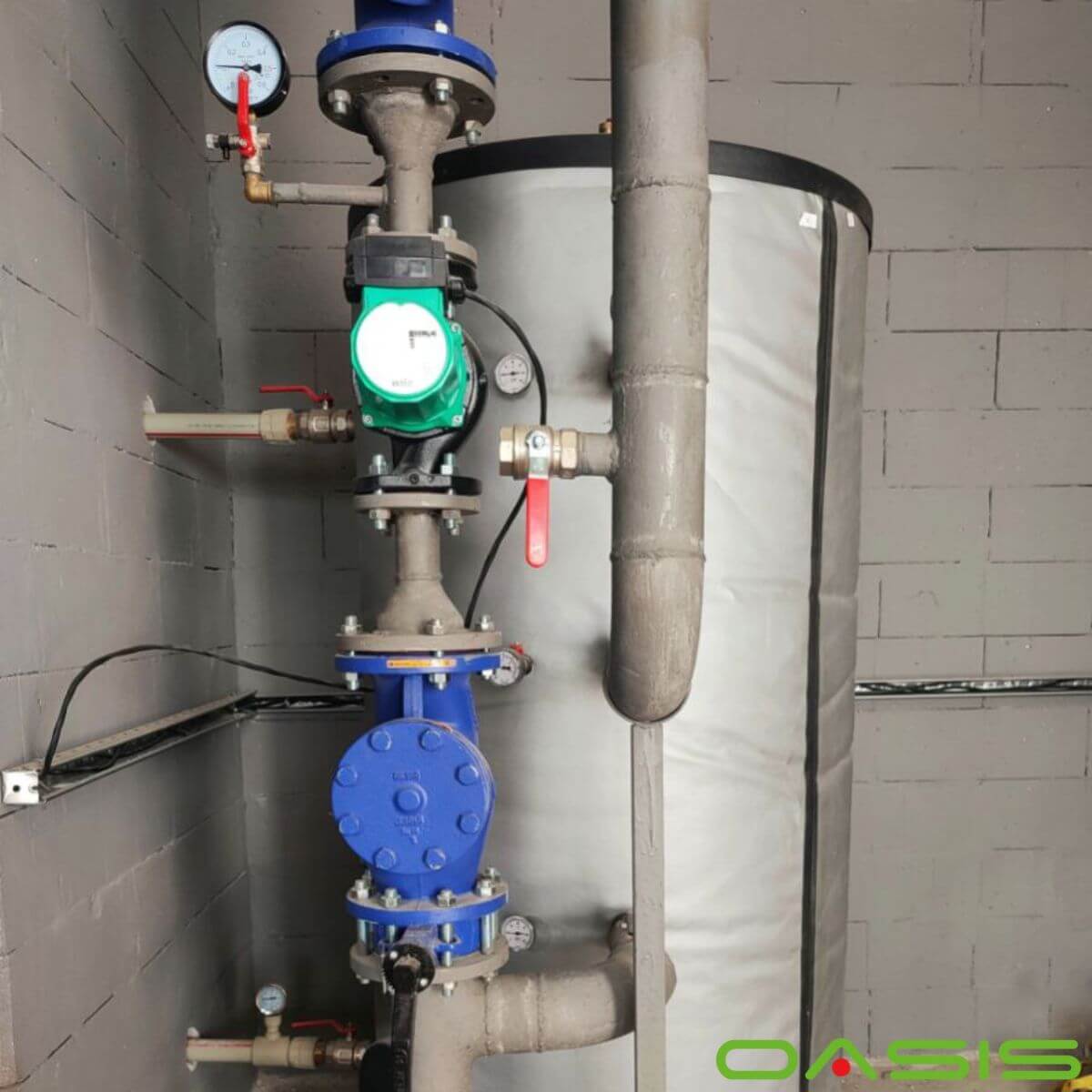 влаштування системи теплопостачання темлоакумулятор