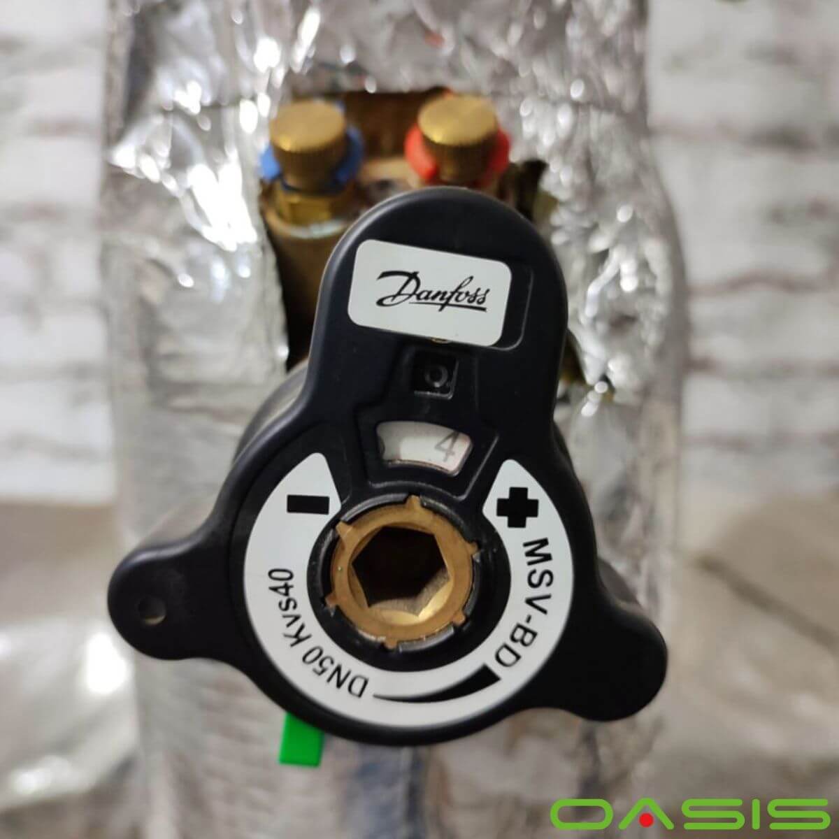 балансувальний клапан danfoss