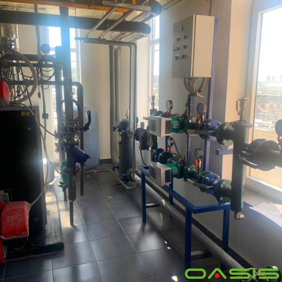 мережна насосна станція на базі двох насосів Wilo