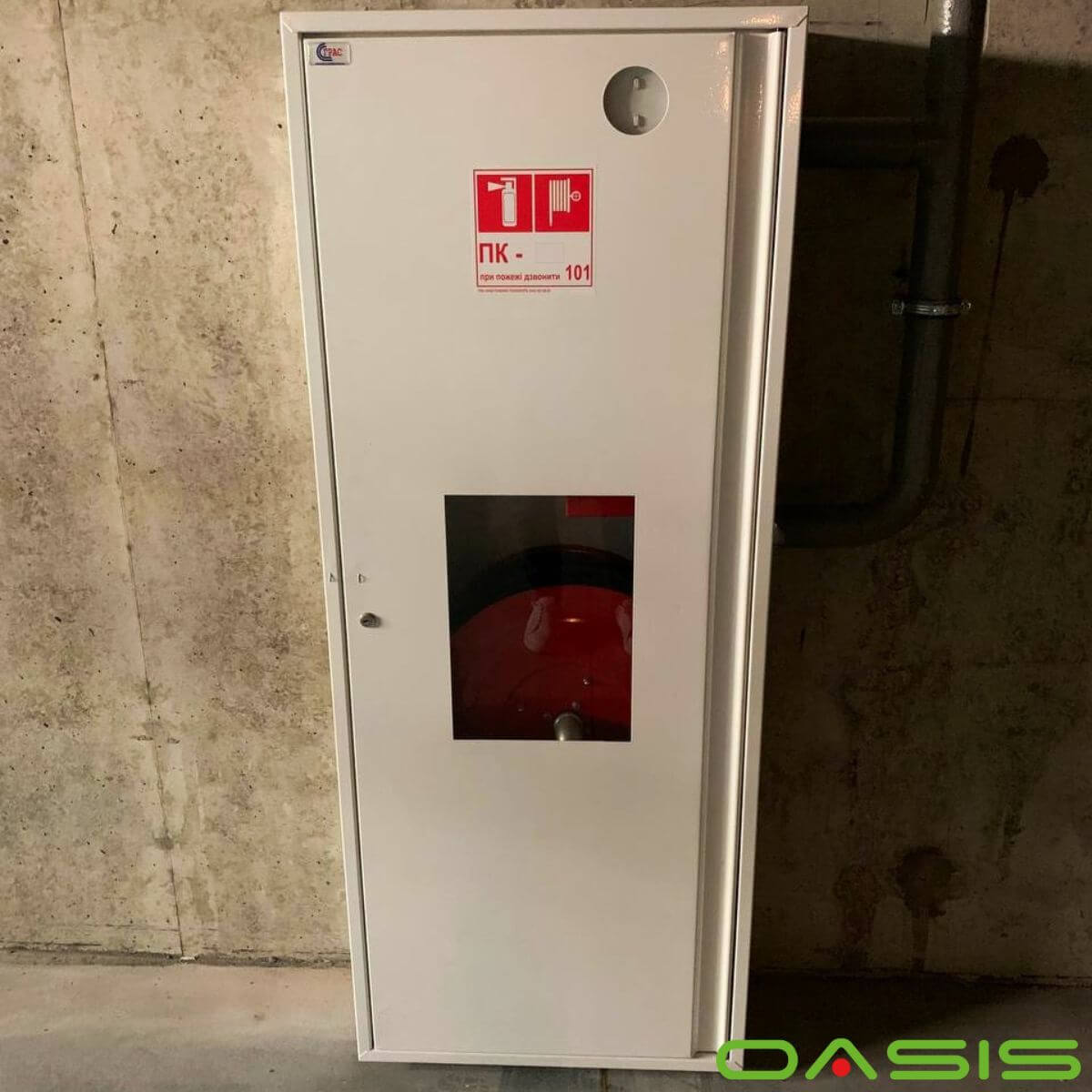 монтаж пожежної шафи