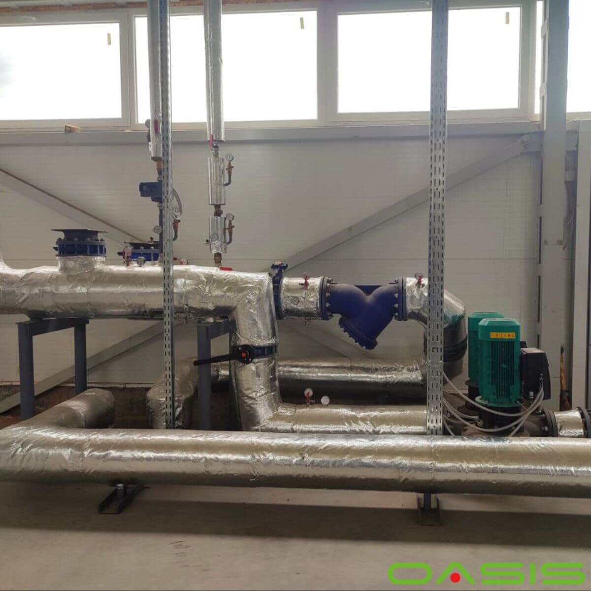 монтаж котельні ізоляція труб