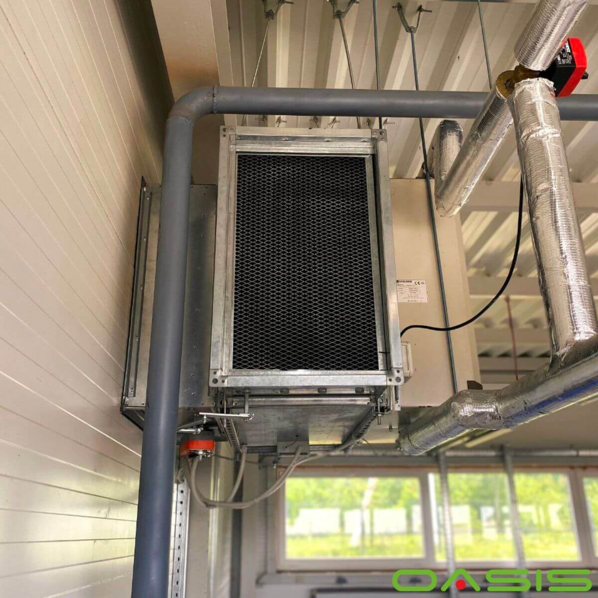 монтаж тепловентилятора та теплових пунктів