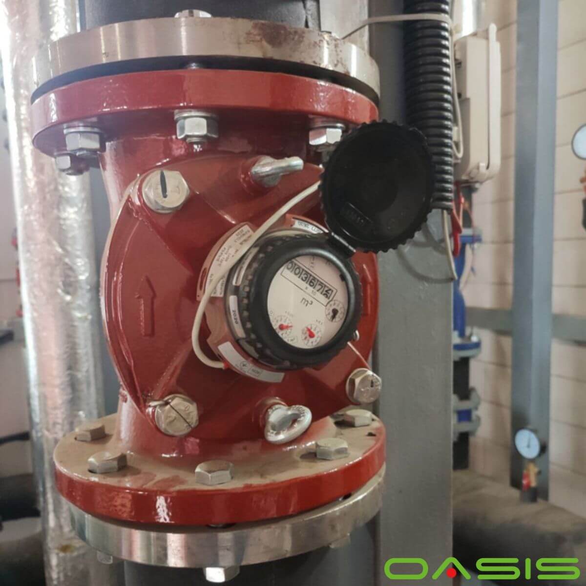 монтаж лічильника компанію Оазис Комфорт