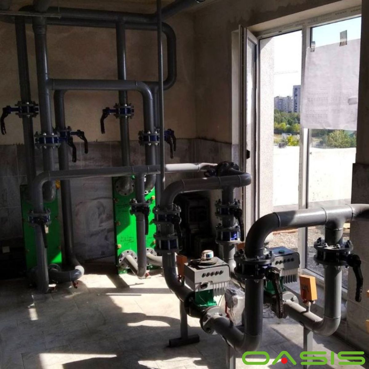 дахова котельня водопостачання